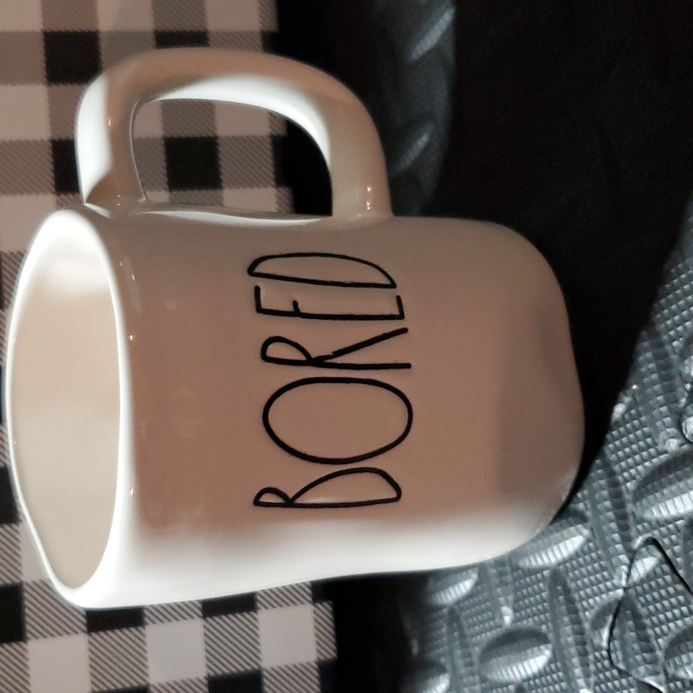 RAE DUNN BORED Mug